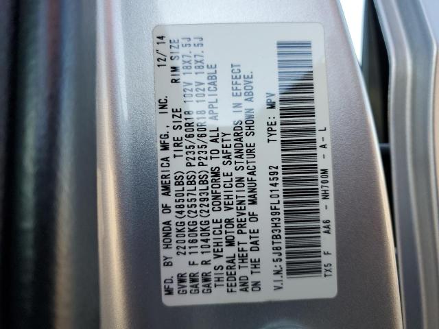 Photo 10 from auction – 2015 ACURA RDX with VIN 5J8TB3H39FL014592