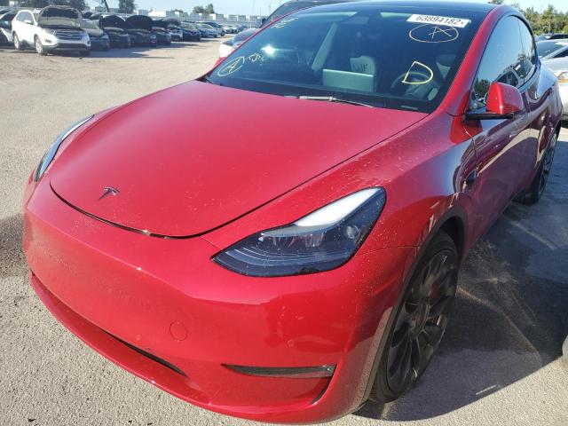 Photo 2 from auction – 2022 TESLA MODEL Y with VIN 7SAYGDEF3NF448800