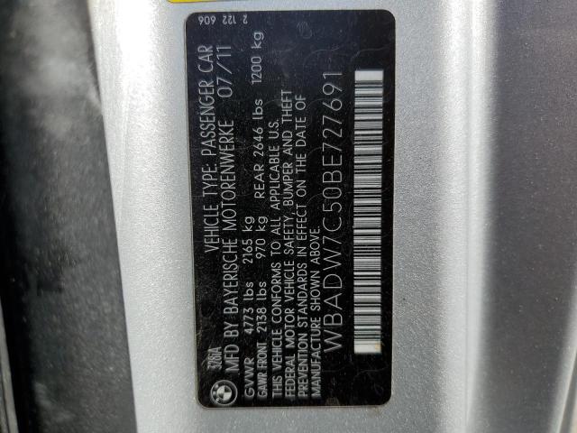 Photo 10 from auction – 2011 BMW 328 I SULE with VIN WBADW7C50BE727691