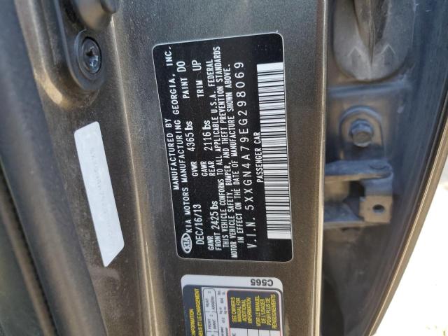 Photo 10 from auction – 2014 KIA OPTIMA EX with VIN 5XXGN4A79EG298069