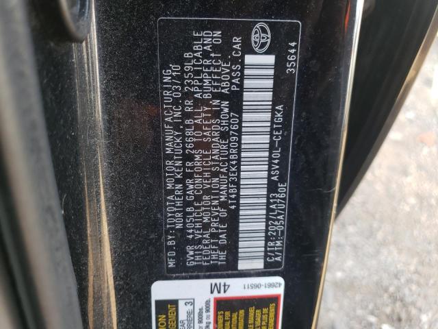 Photo 10 from auction – 2011 TOYOTA CAMRY BASE with VIN 4T4BF3EK4BR097607