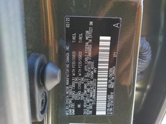 Photo 10 from auction – 2022 LEXUS RX 350 with VIN 2T2JZMAA8NC239233