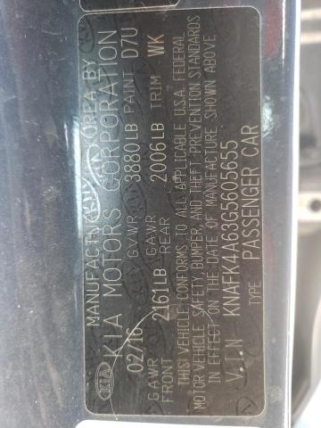 Photo 10 from auction – 2016 KIA FORTE LX with VIN KNAFK4A63G5605655
