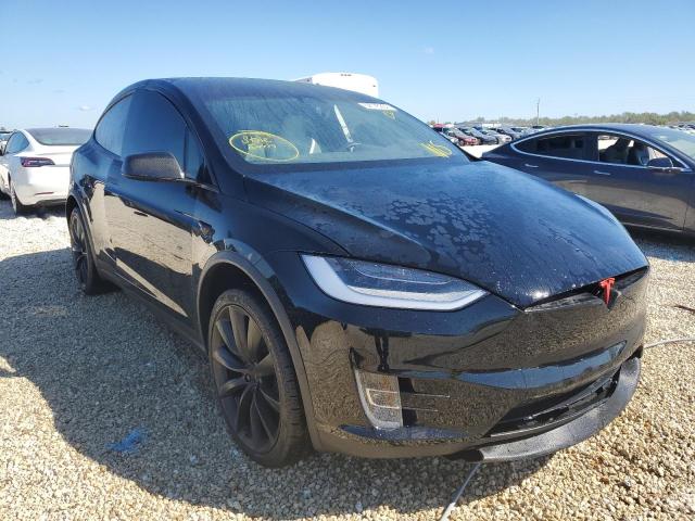 TESLA MODEL X 2020 with VIN 5YJXCDE2XLF280930 - Photo from auction