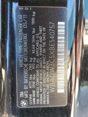 Photo 10 from auction – 2011 BMW 328 I with VIN WBADW3C5XBE540757