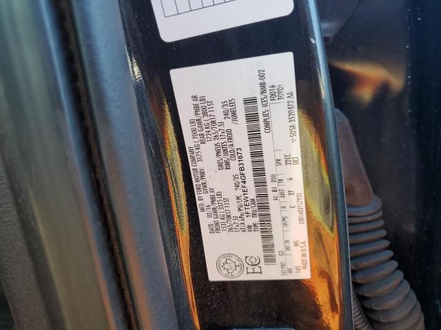 Photo 10 from auction – 2016 FORD F150 SUPER with VIN 1FTEW1EF4GFB31673