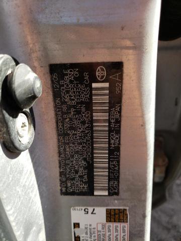 Photo 10 from auction – 2006 TOYOTA PRIUS with VIN JTDKB20U963137530