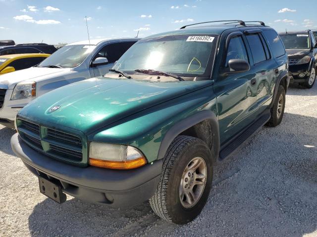 Photo 2 from auction – 2003 DODGE DURANGO SP with VIN 1D4HS38N03F581549