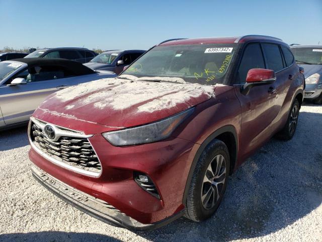 Photo 2 from auction – 2022 TOYOTA HIGHLANDER with VIN 5TDGZRAH3NS539049