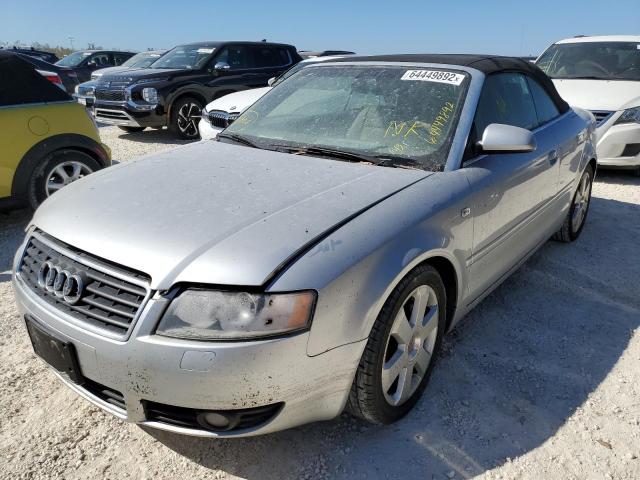 Photo 2 from auction – 2004 AUDI A4 1.8 CAB with VIN WAUAC48H14K014221