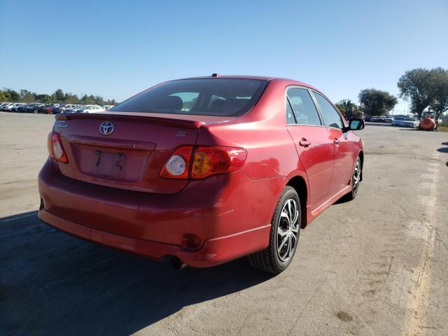 Photo 4 from auction – 2009 TOYOTA COROLLA BA with VIN 2T1BU40E69C137978