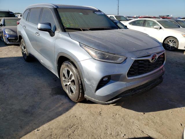 TOYOTA HIGHLANDER 2021 with VIN 5TDGZRAH2MS082491 - Photo from auction