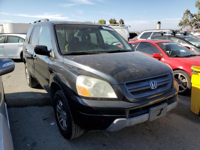 HONDA PILOT EXL 2003 with VIN 2HKYF18543H514772 - Photo from auction