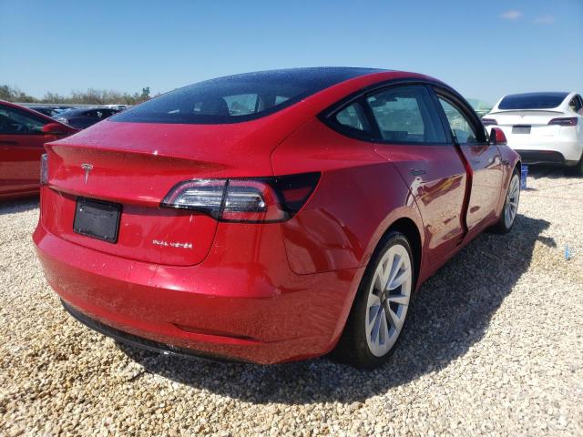 Photo 4 from auction – 2022 TESLA MODEL 3 with VIN 5YJ3E1EB0NF154280