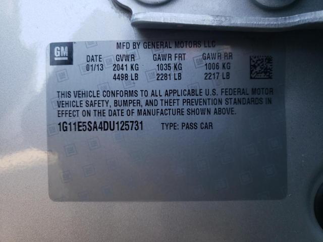 Photo 10 from auction – 2013 CHEVROLET MALIBU 2LT with VIN 1G11E5SA4DU125731