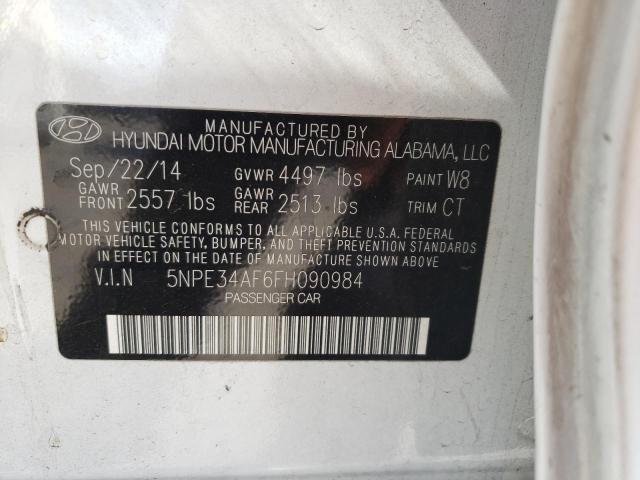 Photo 10 from auction – 2015 HYUNDAI SONATA SPO with VIN 5NPE34AF6FH090984