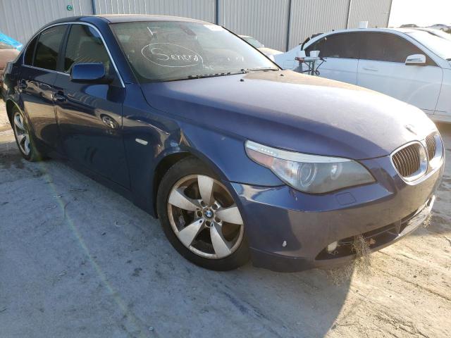 BMW 530 I 2007 with VIN WBANE73577CM52265 - Photo from auction