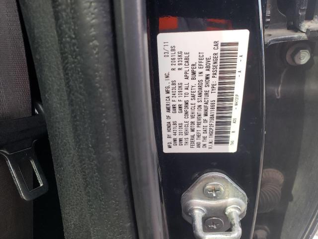 Photo 10 from auction – 2011 HONDA ACCORD EX with VIN 1HGCP2F75BA118665