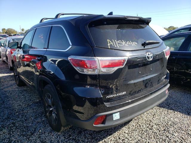 Photo 3 from auction – 2016 TOYOTA HIGHLANDER with VIN 5TDJKRFH1GS503253