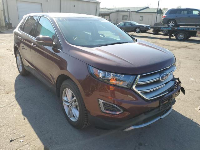 FORD EDGE SEL 2016 with VIN 2FMPK4J8XGBC11683 - Photo from auction