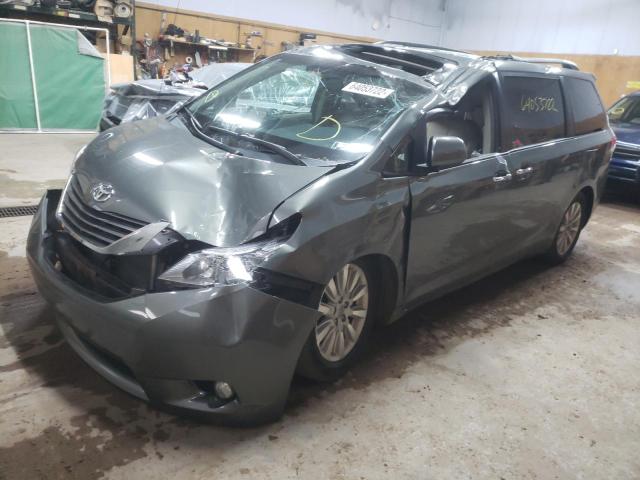 Photo 2 from auction – 2014 TOYOTA SIENNA XLE with VIN 5TDDK3DC9ES078928