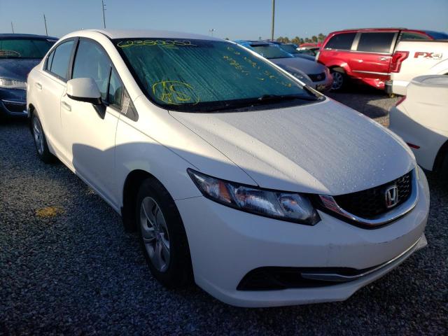 HONDA CIVIC LX 2013 with VIN 19XFB2F57DE019726 - Photo from auction