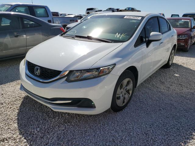 Photo 2 from auction – 2013 HONDA CIVIC LX with VIN 19XFB2F54DE049010