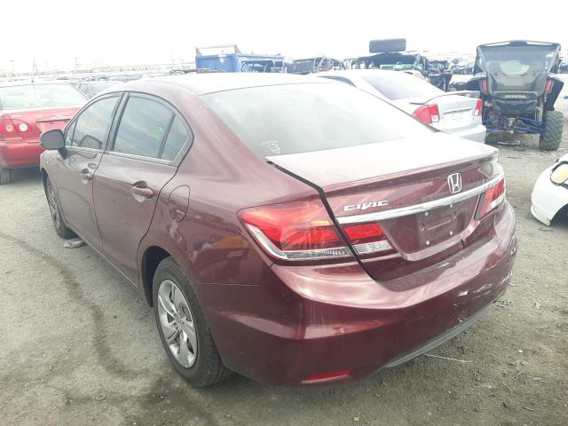 Photo 3 from auction – 2013 HONDA CIVIC LX with VIN 2HGFB2F59DH599647