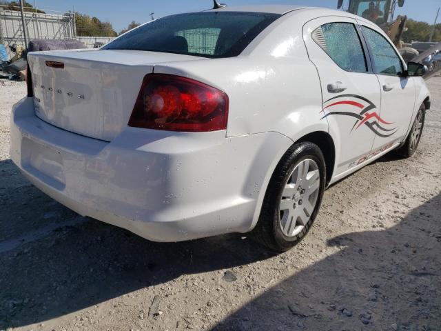Foto 4 de la subasta – 2014 DODGE AVENGER SE con VIN 1C3CDZAB5EN196635