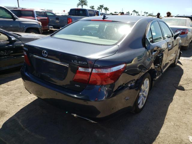 Photo 4 from auction – 2009 LEXUS LS 460 with VIN JTHCL46F695002860