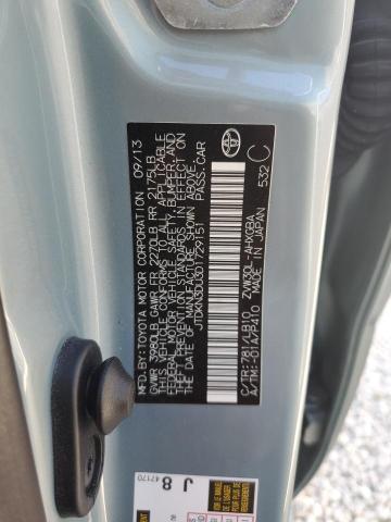 Photo 10 from auction – 2013 TOYOTA PRIUS with VIN JTDKN3DU3D1729151