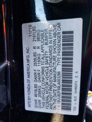 Photo 10 from auction – 2020 ACURA TLX TECHNO with VIN 19UUB2F69LA003286