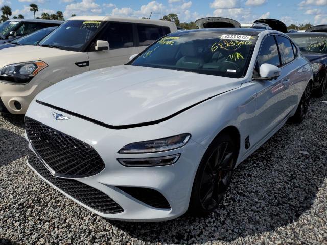 Photo 2 from auction – 2023 GENESIS G70 BASE with VIN KMTG54TE4PU104929