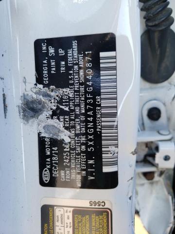 Photo 10 from auction – 2015 KIA OPTIMA EX with VIN 5XXGN4A73FG440871