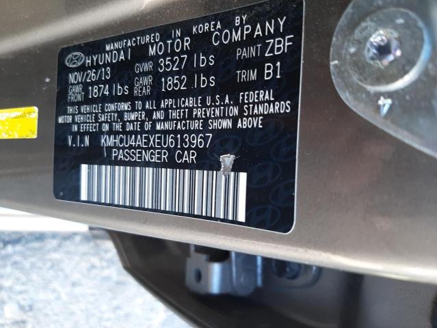 Photo 10 from auction – 2014 HYUNDAI ACCENT GLS with VIN KMHCU4AEXEU613967