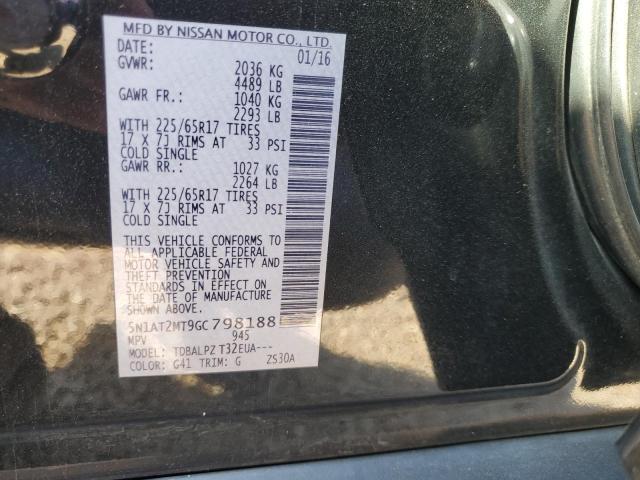 Photo 10 from auction – 2016 NISSAN ROGUE S with VIN 5N1AT2MT9GC798188