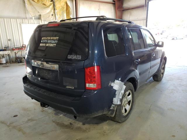 Photo 4 from auction – 2011 HONDA PILOT LX with VIN 5FNYF4H24BB018391