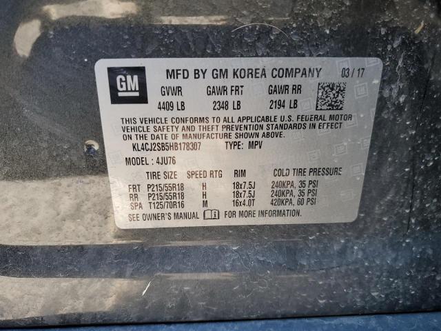Photo 10 from auction – 2017 BUICK ENCORE SPO with VIN KL4CJ2SB5HB178307