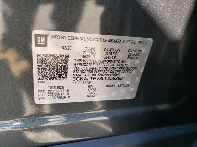 Photo 10 from auction – 2020 GMC TERRAIN SL with VIN 3GKALTEV8LL256268