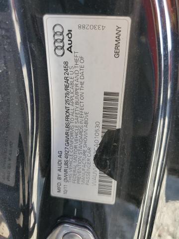 Photo 10 from auction – 2012 AUDI S5 PRESTIG with VIN WAUVVAFR2CA010530