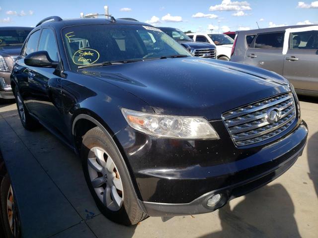INFINITI FX35 2005 with VIN JNRAS08W45X201003 - Photo from auction