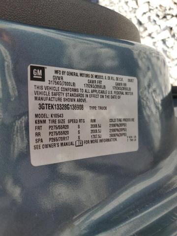 Photo 10 from auction – 2008 GMC SIERRA K15 with VIN 3GTEK13328G136908