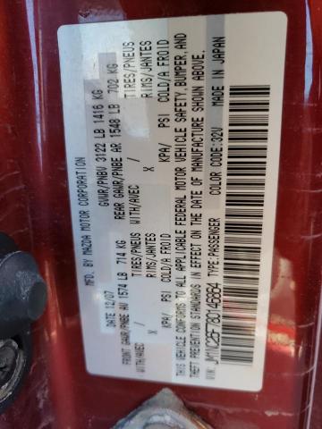 Photo 10 from auction – 2008 MAZDA MX-5 MIATA with VIN JM1NC26F780146864