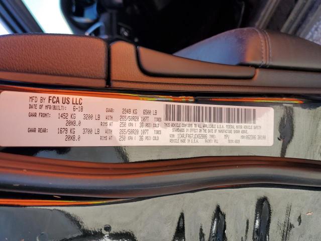 Photo 10 from auction – 2018 JEEP GRAND CHER with VIN 1C4RJFAG7JC452806