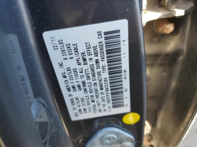 Photo 10 from auction – 2011 HONDA ACCORD EXL with VIN 1HGCP3F87BA020364