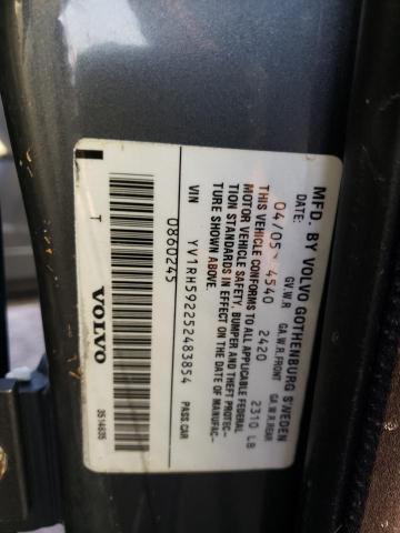 Photo 10 from auction – 2005 VOLVO S60 2.5T with VIN YV1RH592252483854