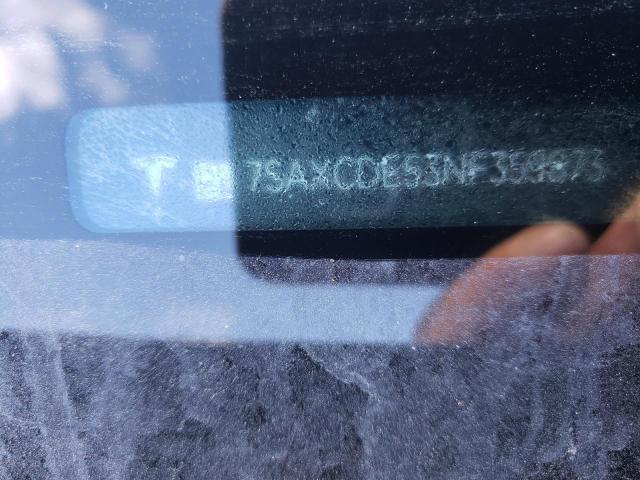Photo 10 from auction – 2022 TESLA MODEL X with VIN 7SAXCDE53NF359873