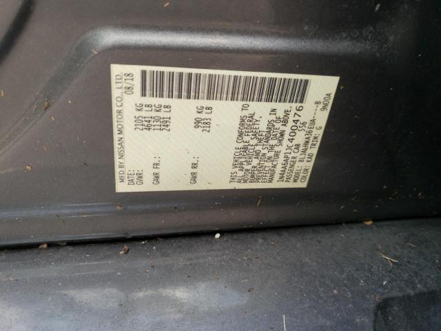 Photo 10 from auction – 2018 NISSAN MAXIMA 3.5 with VIN 1N4AA6AP1JC400476