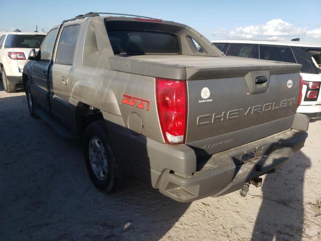 Photo 3 from auction – 2002 CHEVROLET AVALANCHE with VIN 3GNEK13TX2G355243