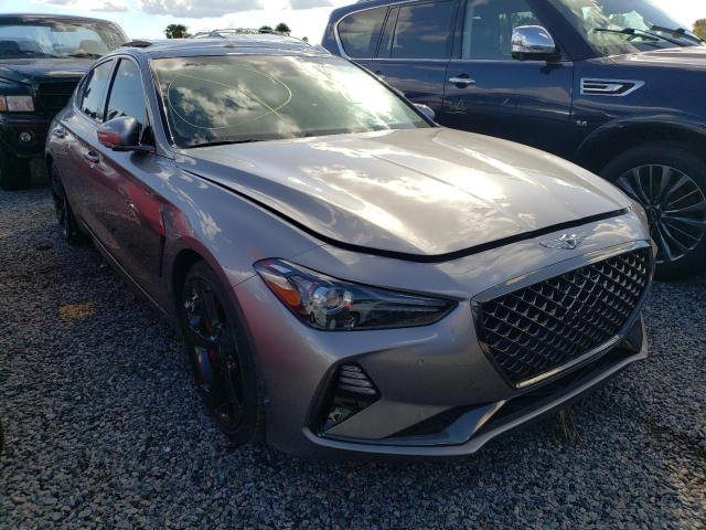Photo 1 from auction – 2021 GENESIS G70 PRESTI with VIN KMTG34LEXMU074126